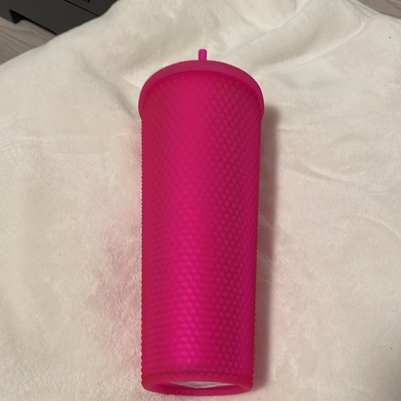 Starbucks Limited Edition Hot Pink Soft touch tumbler - Picture 2 of 3